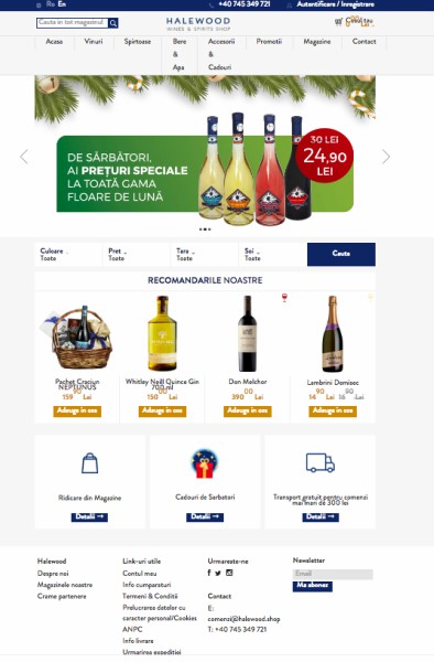 Halewood Wines & Spirits disponibil acum si in online