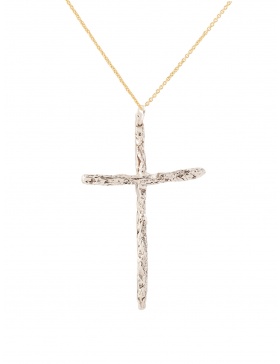 Karma Cross Gold/Silver Pendant