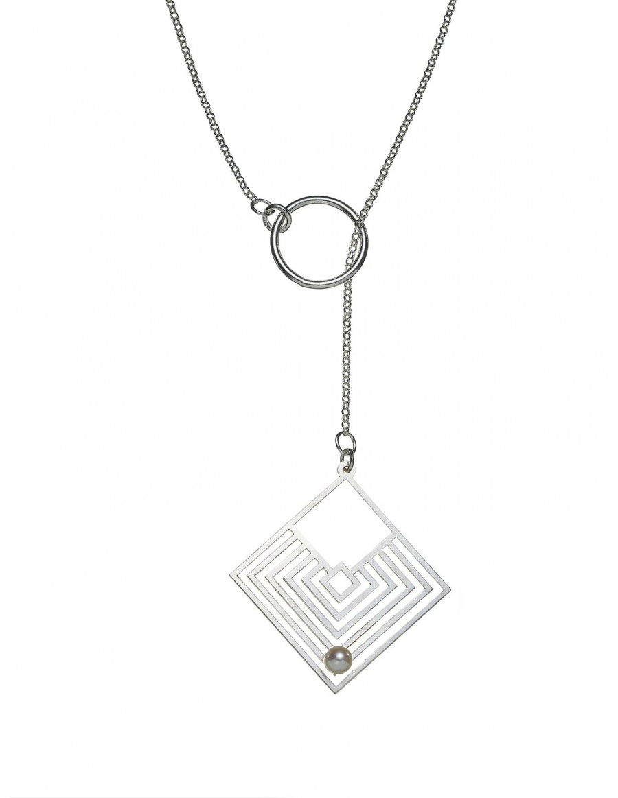 Philia silver necklace