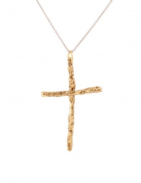 Karma Cross Gold/Silver Pendant
