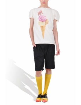 Princely Royal IceCream T-shirt in Whip Cream