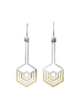 Areia silver earrings