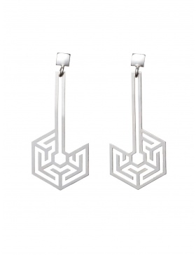 Maia silver earrings