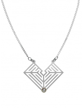 Electra silver necklace