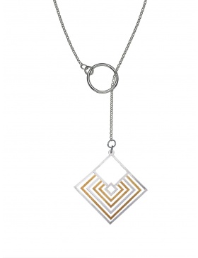 Aora silver necklace