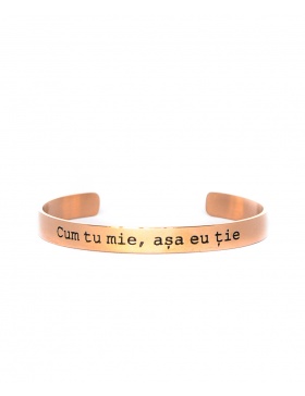 Cum tu mie, asa eu tie Rose Gold 