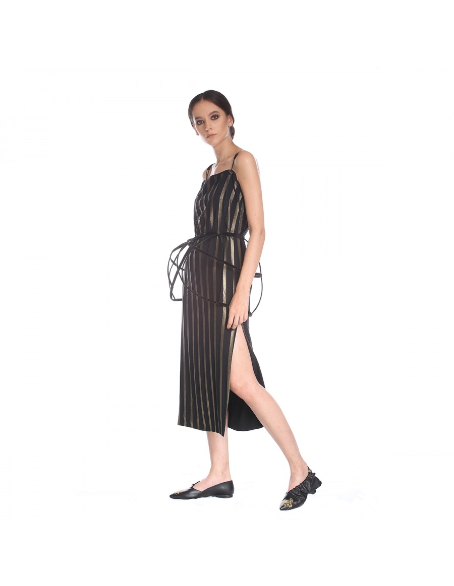 Adjustable straps dress | Silvia Serban | Molecule F